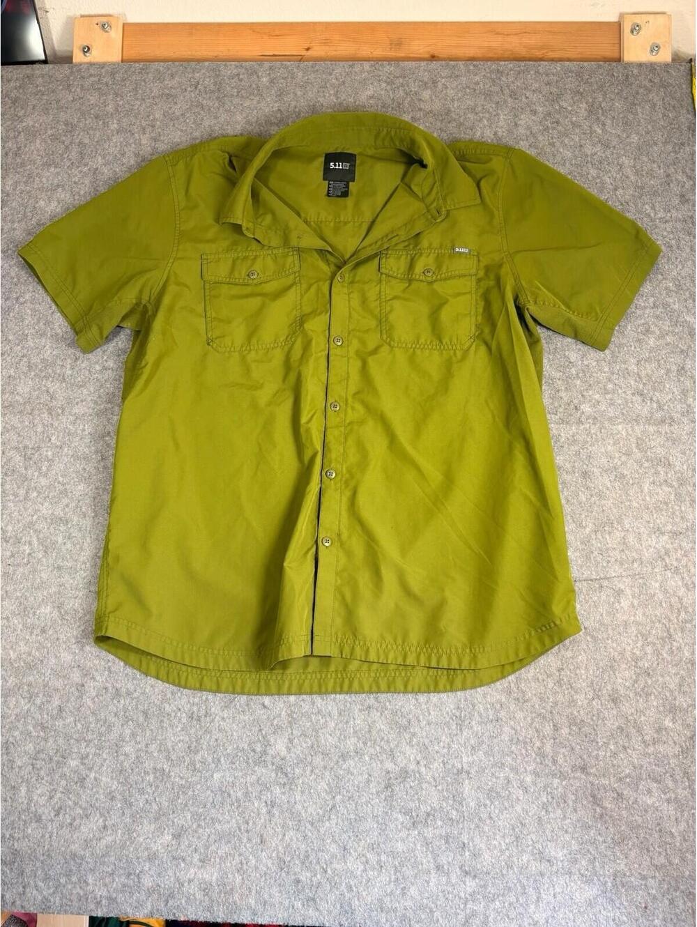 5.11 Tactical Shirt Men’s 2XL Green Breathable Button Up